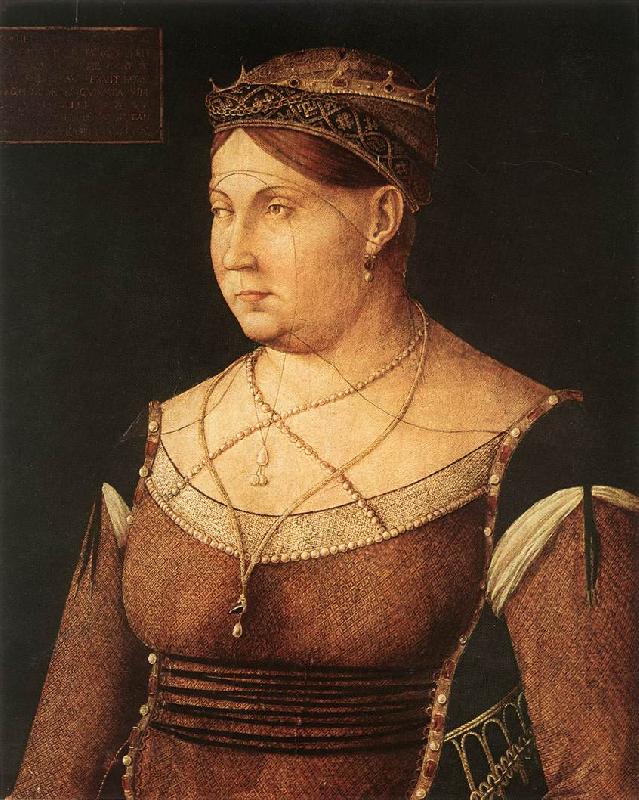 BELLINI, Gentile Portrait of Catharina Cornaro, Queen of Cyprus 867 oil painting picture